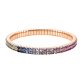 Brogle Selection sapphire bracelet Rainbow flexible Brogle Selection sapphire bracelet Rainbow flexible