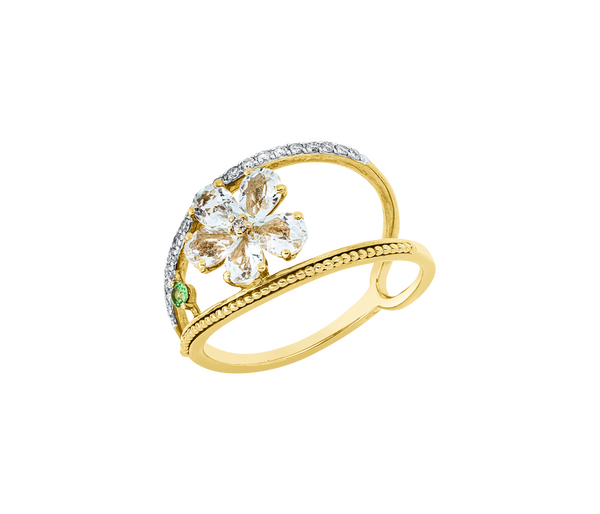 Brogle Classic colored stone ring