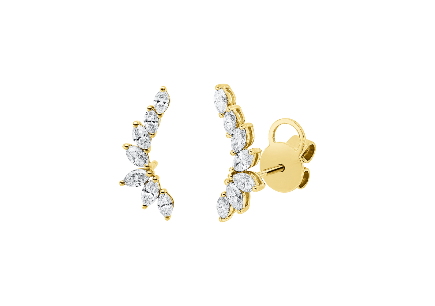 Brogle Classic diamond stud earrings