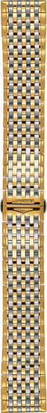 La Grande Classique de Longines Bicolour stainless steel bracelet 20/18mm La Grande Classique de Longines Bicolour stainless steel bracelet 20/18mm