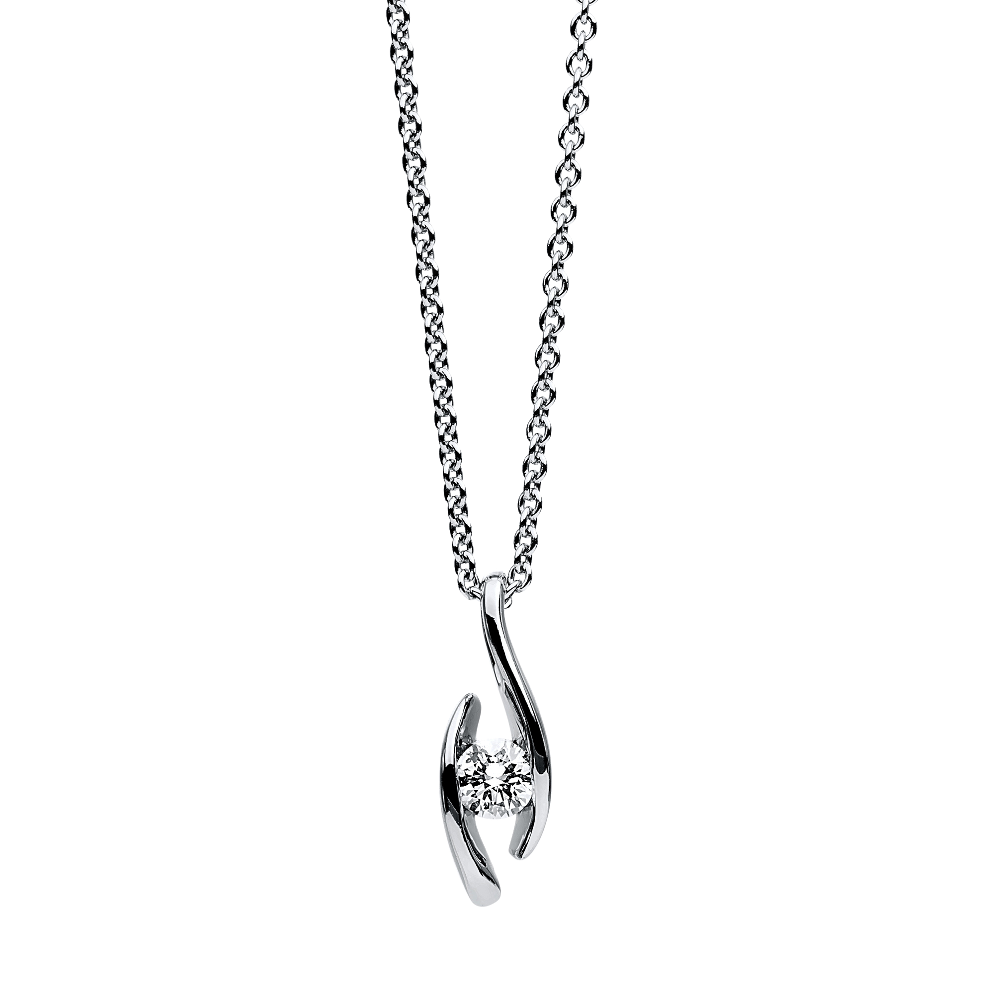 Brogle Selection Promise Necklace with Pendant Brogle Selection Promise Necklace with Pendant