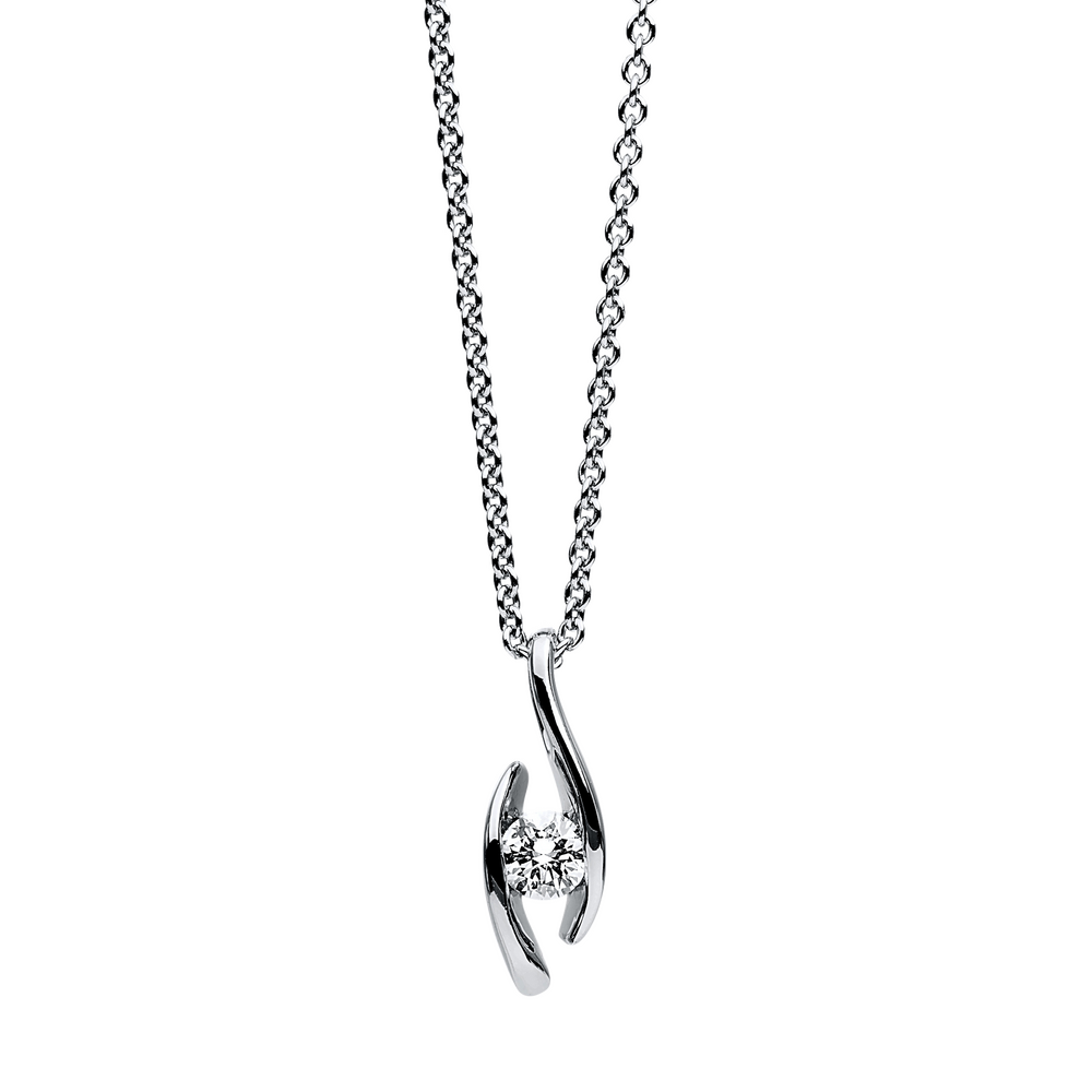 Brogle Selection Promise Necklace with Pendant Brogle Selection Promise Necklace with Pendant