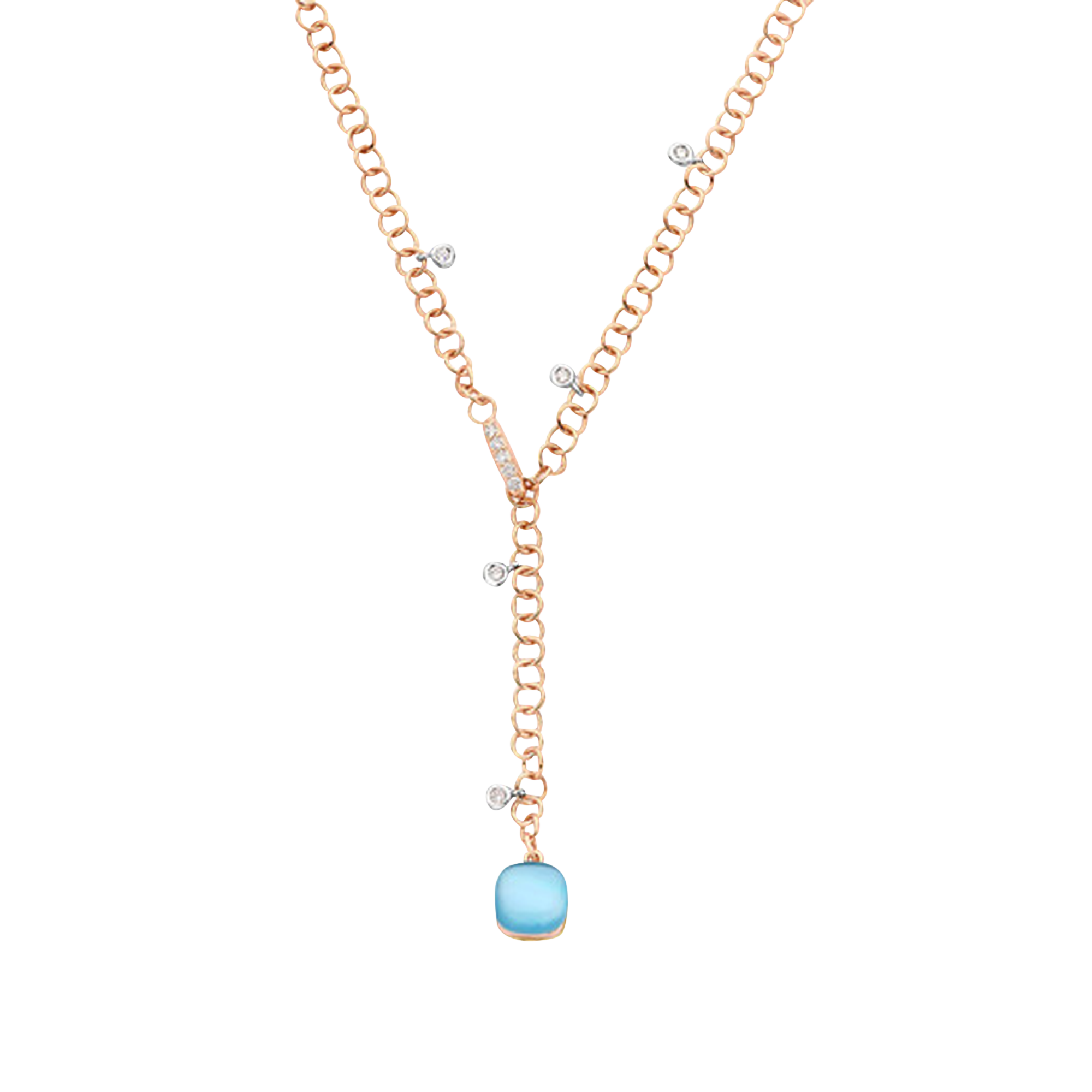 Bigli Mini Sweety Blue Topaz Necklace