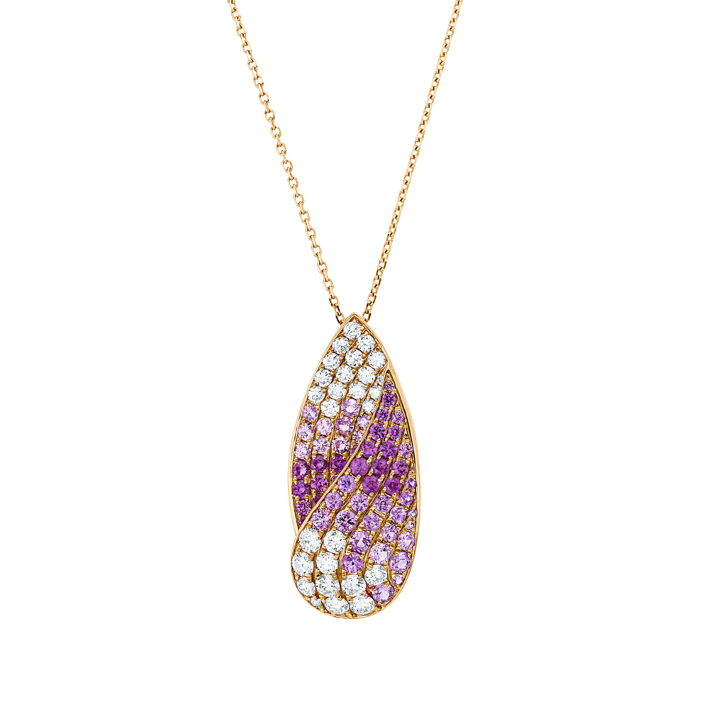 Brogle Selection Kette mit Saphiranhänger