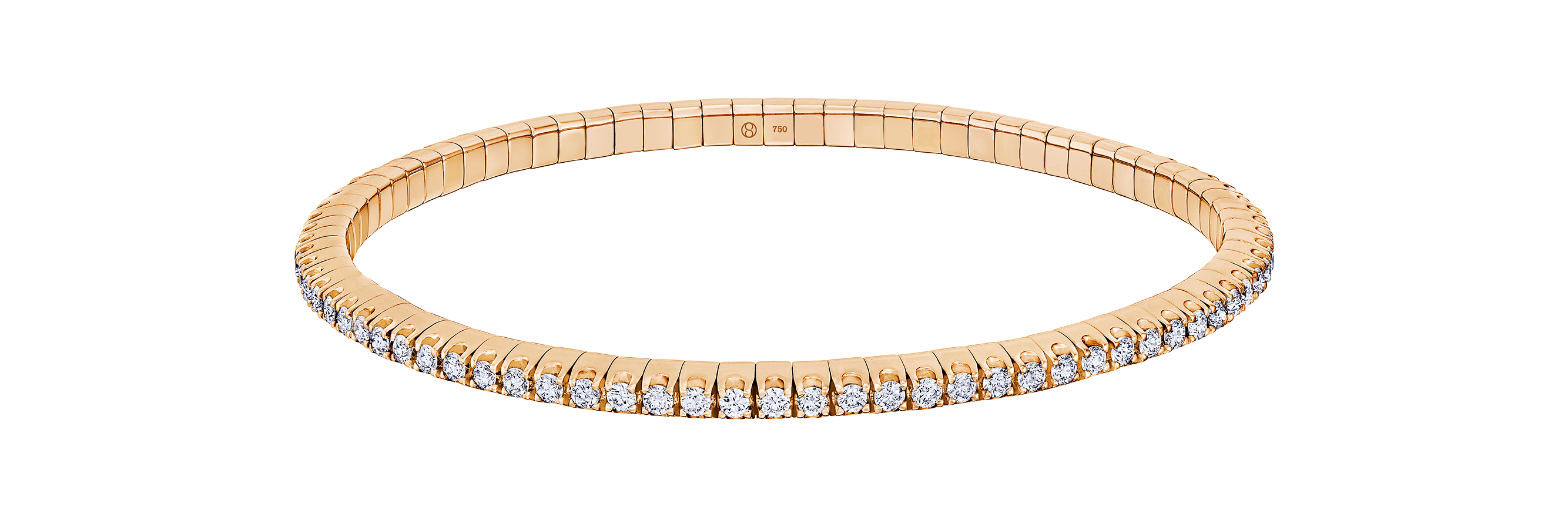 Brogle Selection flexible tennis bracelet Brogle Selection flexible tennis bracelet