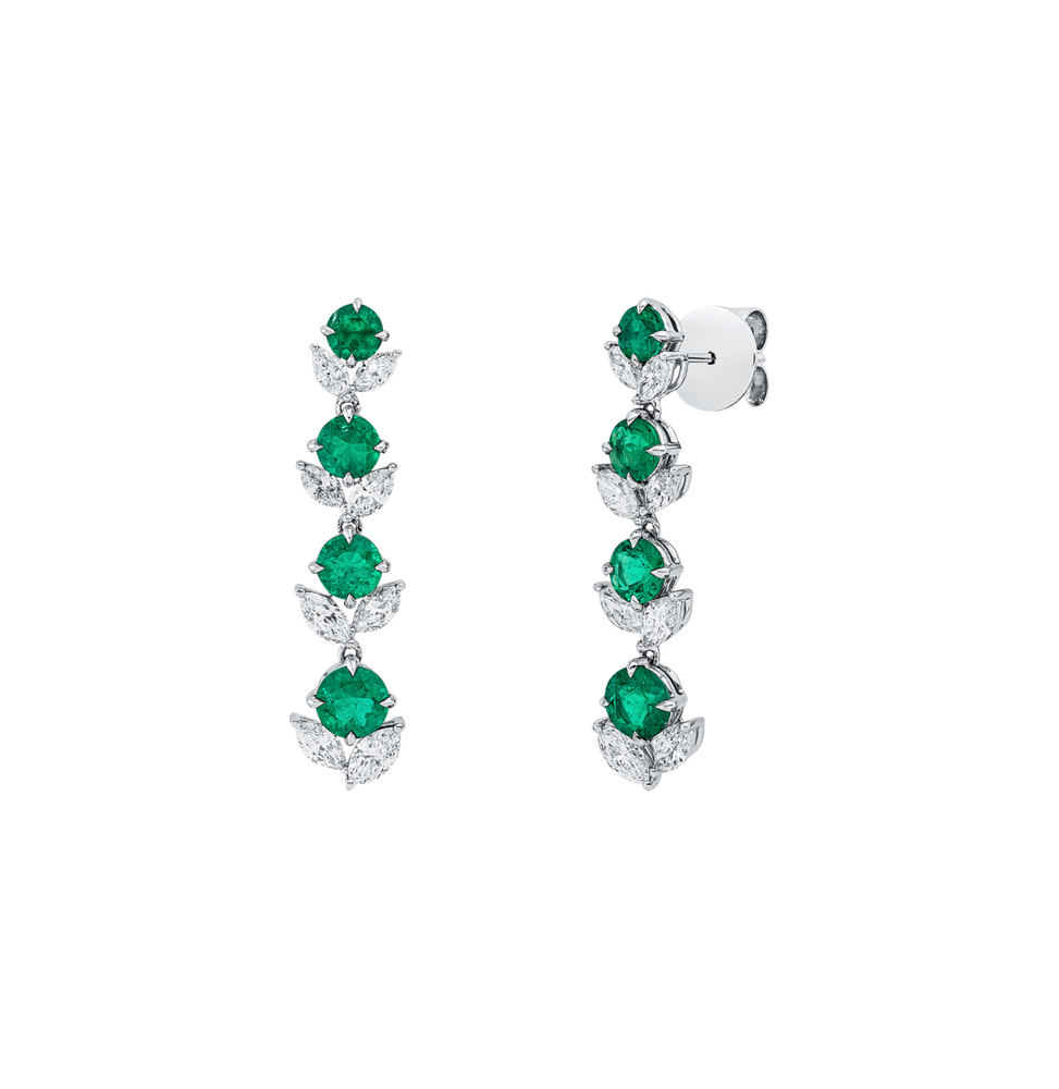 Brogle Selection emerald earrings Brogle Selection emerald earrings