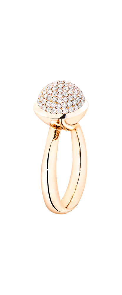 Tamara Comolli Bouton Pavé L Ring Tamara Comolli Bouton Pavé L Ring