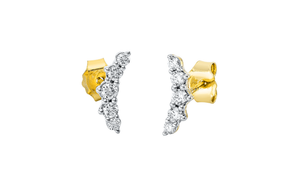 Brogle Classic diamond stud earrings