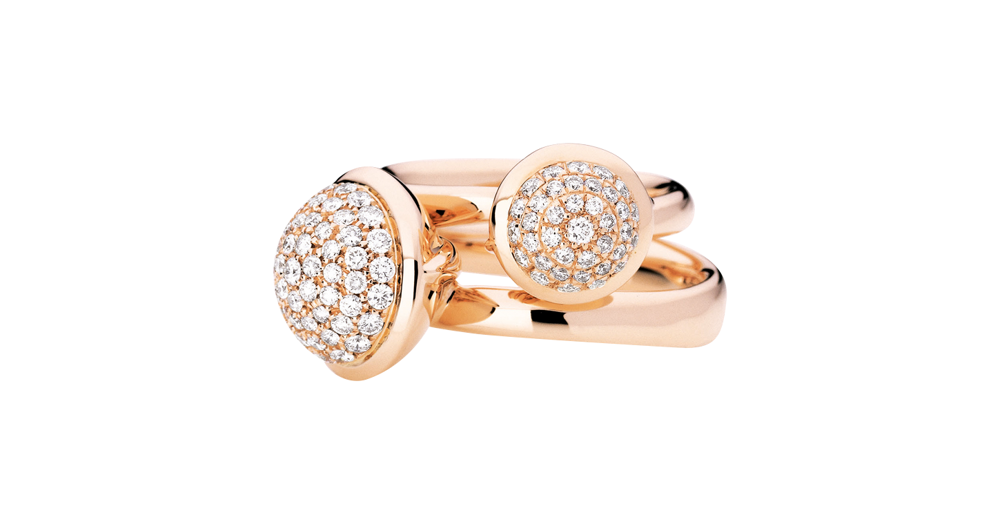 Tamara Comolli Bouton Pavé S Ring