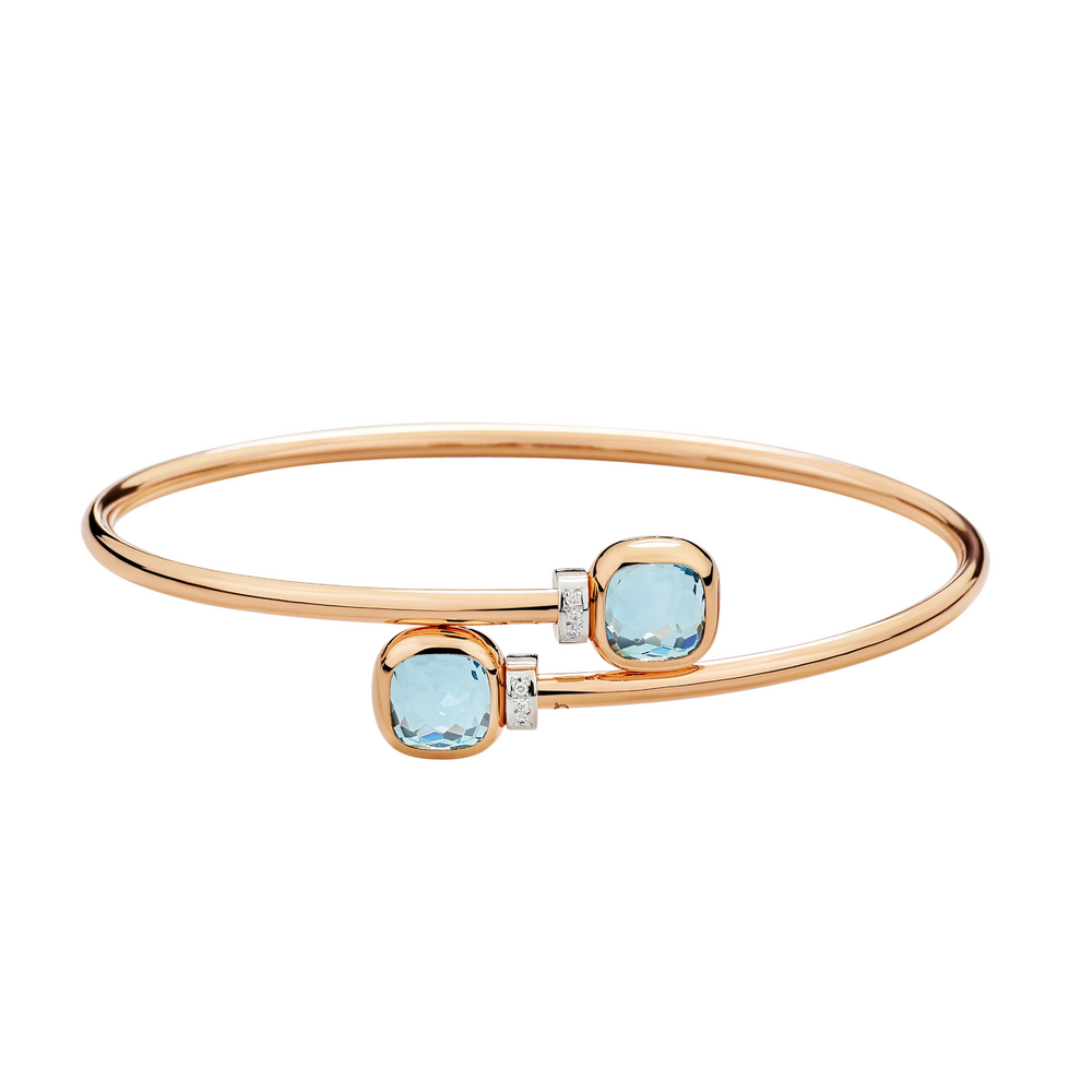 Pomellato Nudo Mini Sky-Topas Armreif Pomellato Nudo Mini Sky-Topas Armreif