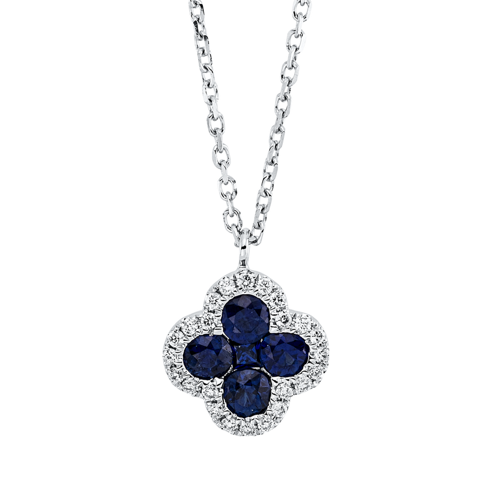 Brogle Classic Kette mit Saphiranhänger