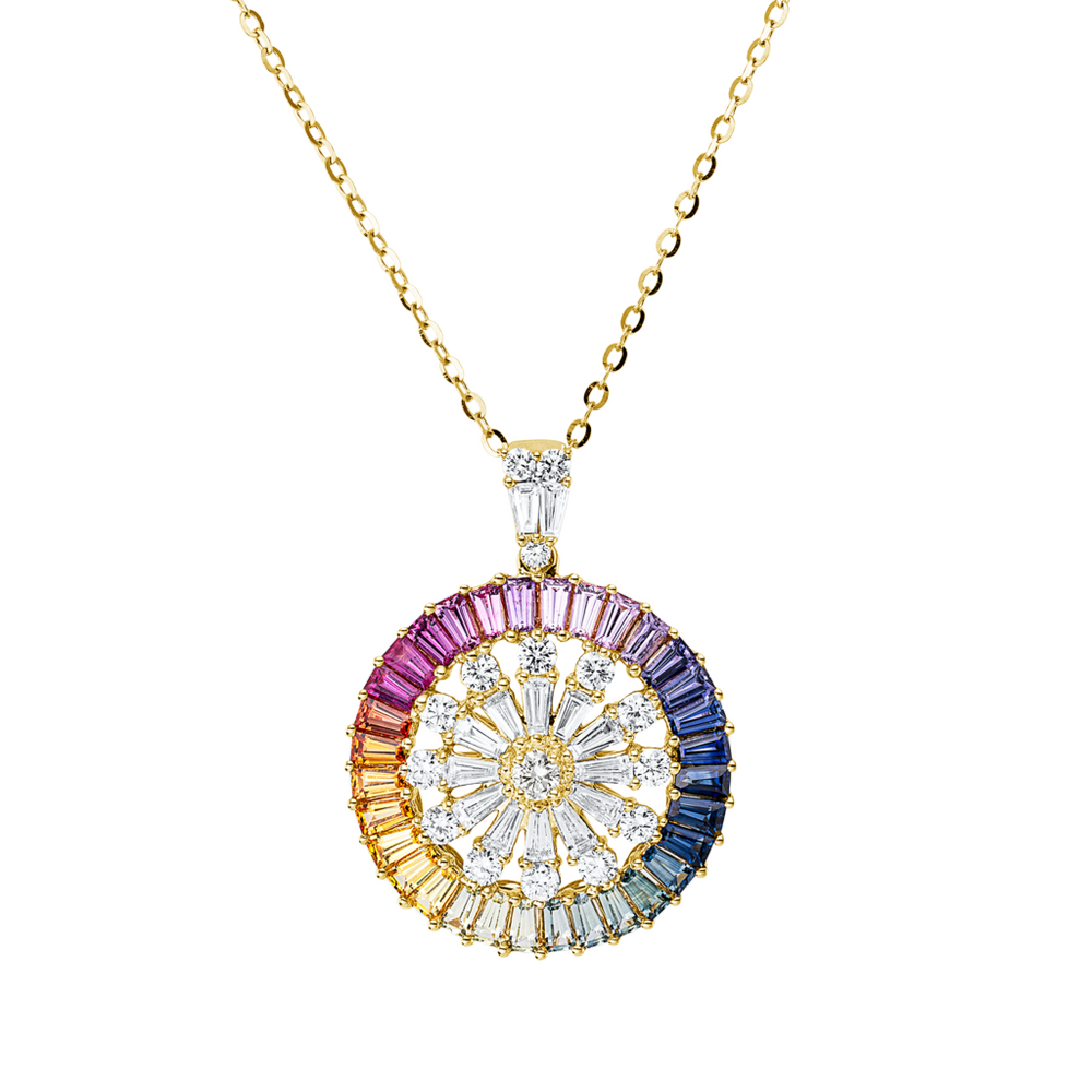 Brogle Selection Kette mit Saphiranhänger Rainbow Brogle Selection Kette mit Saphiranhänger Rainbow