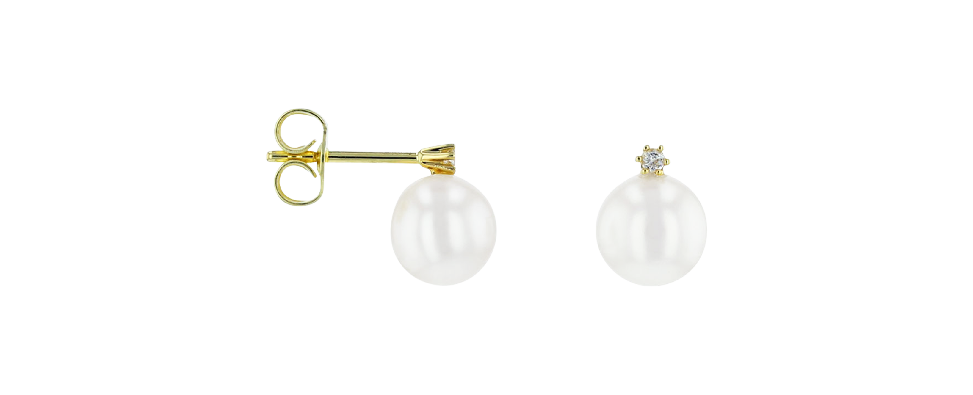 Brogle Classic freshwater pearl stud earrings Brogle Classic freshwater pearl stud earrings