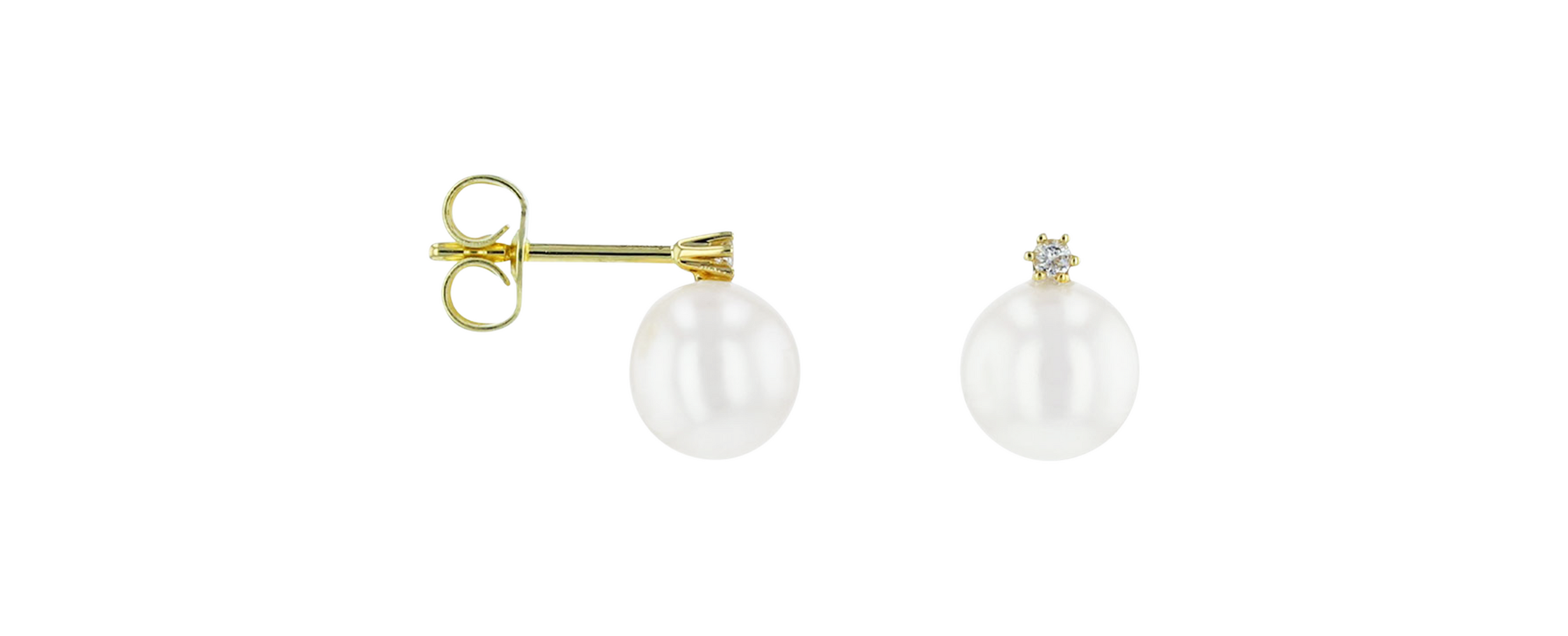 Brogle Classic freshwater pearl stud earrings Brogle Classic freshwater pearl stud earrings