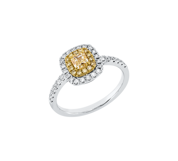 Brogle Classic Bicolor Diamond Ring