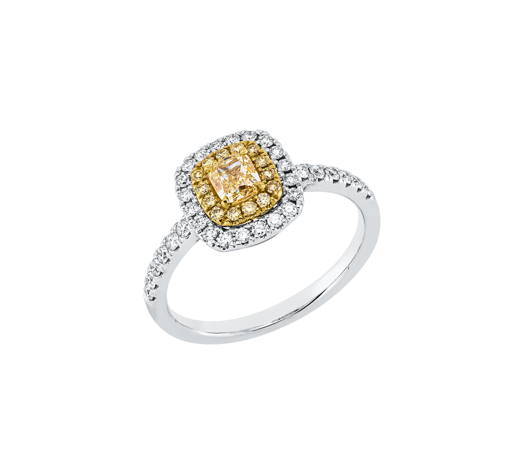 Brogle Classic Bicolor Diamond Ring Brogle Classic Bicolor Diamond Ring