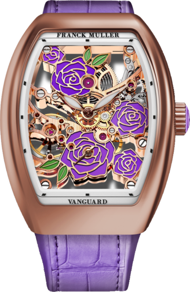 Franck Muller Vanguard Rose Skeleton 42.3 x 32mm Franck Muller Vanguard Rose Skeleton 42.3 x 32mm