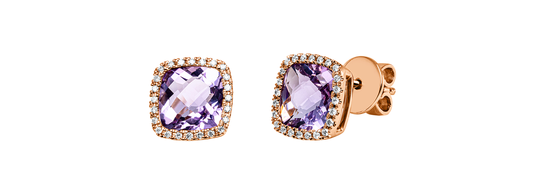 Brogle Classic Amethystohrstecker Brogle Classic Amethystohrstecker
