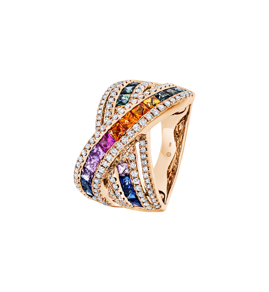 Brogle Selection sapphire ring Rainbow