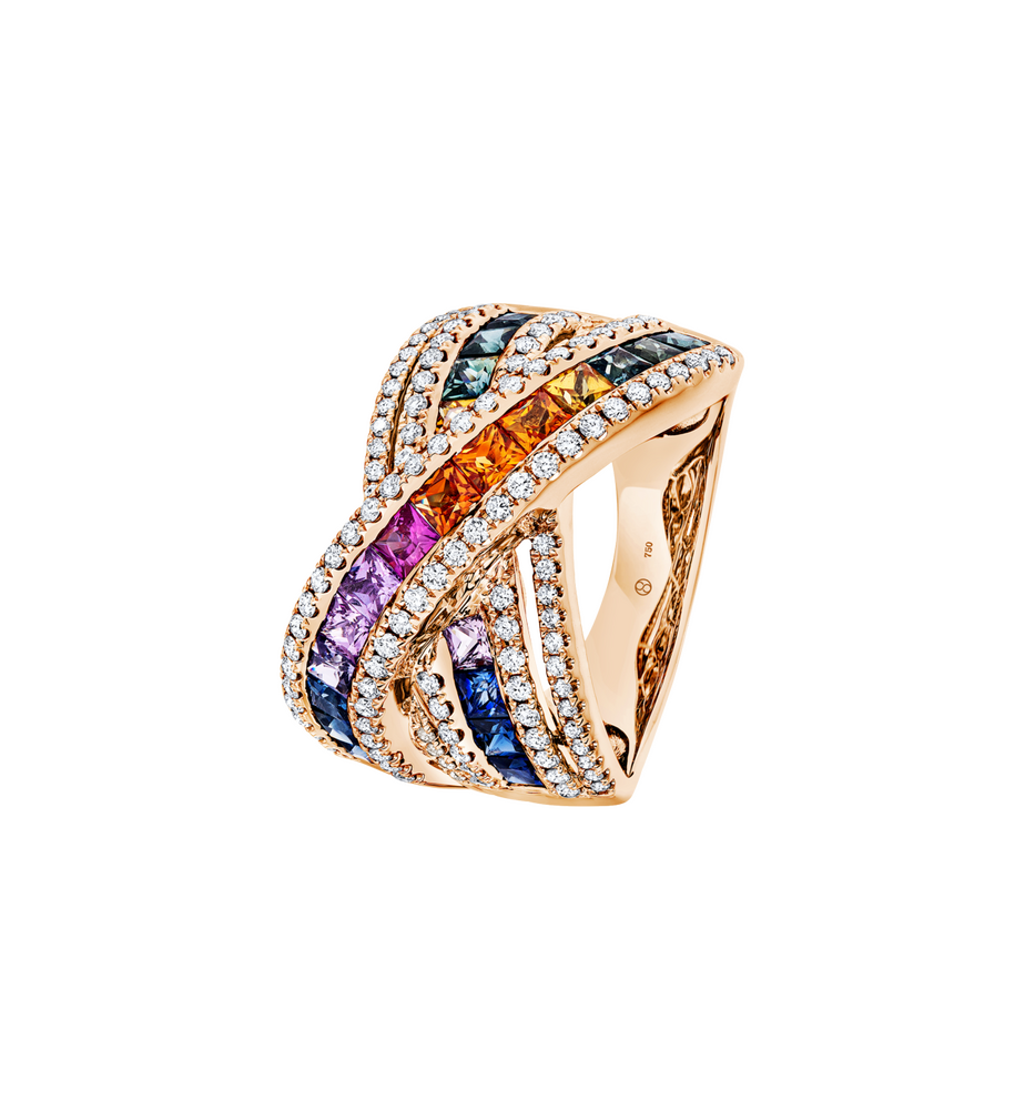 Brogle Selection Saphirring Rainbow Brogle Selection Saphirring Rainbow