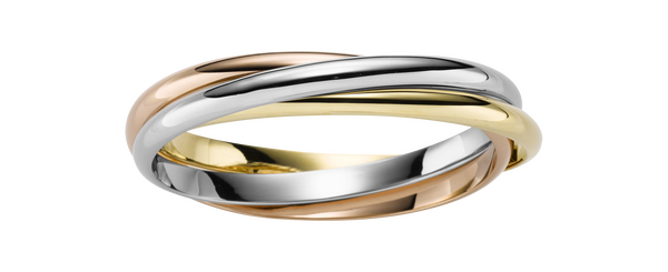 Brogle Classic Bicolor Gold Bangle 6mm Brogle Classic Bicolor Gold Bangle 6mm
