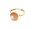 Tamara Comolli Bouton brauner Mondstein L Ring Tamara Comolli Bouton brauner Mondstein L Ring