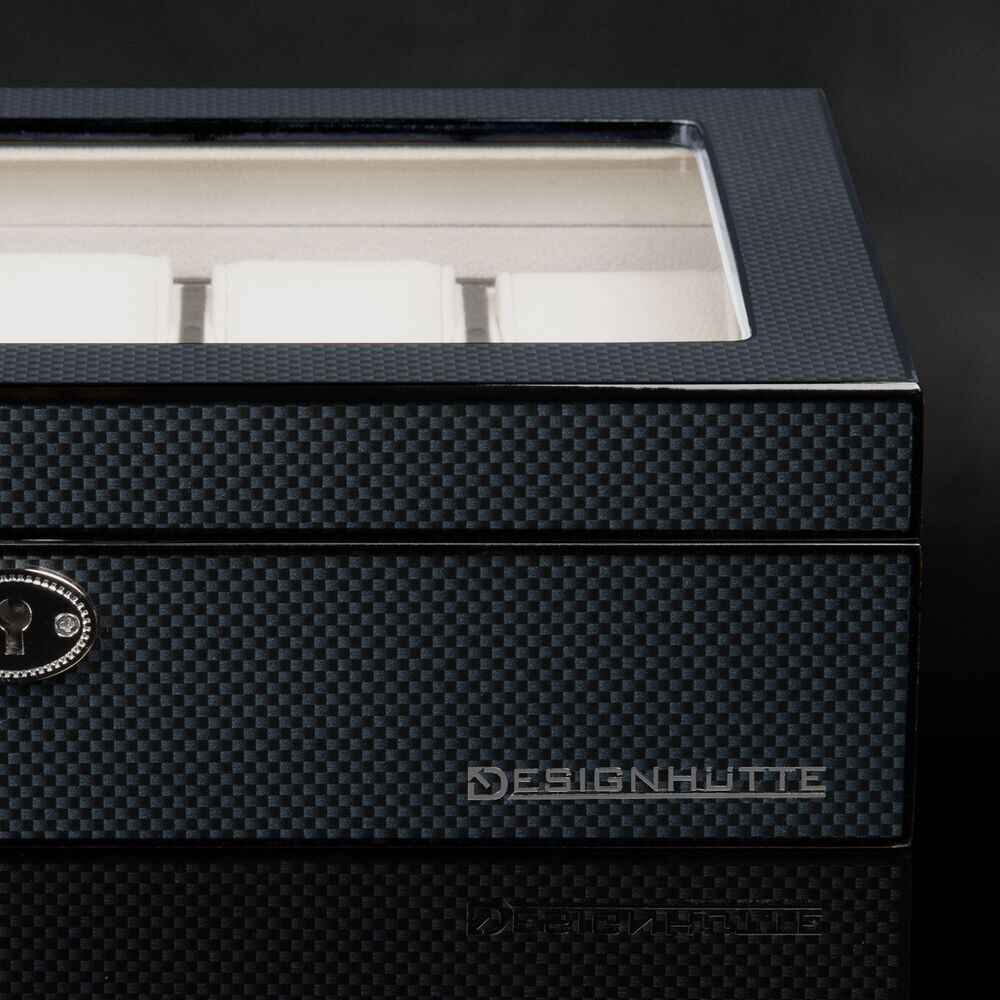 Designhütte Uhrenbox Chicago 10 - Carbon Designhütte Uhrenbox Chicago 10 - Carbon