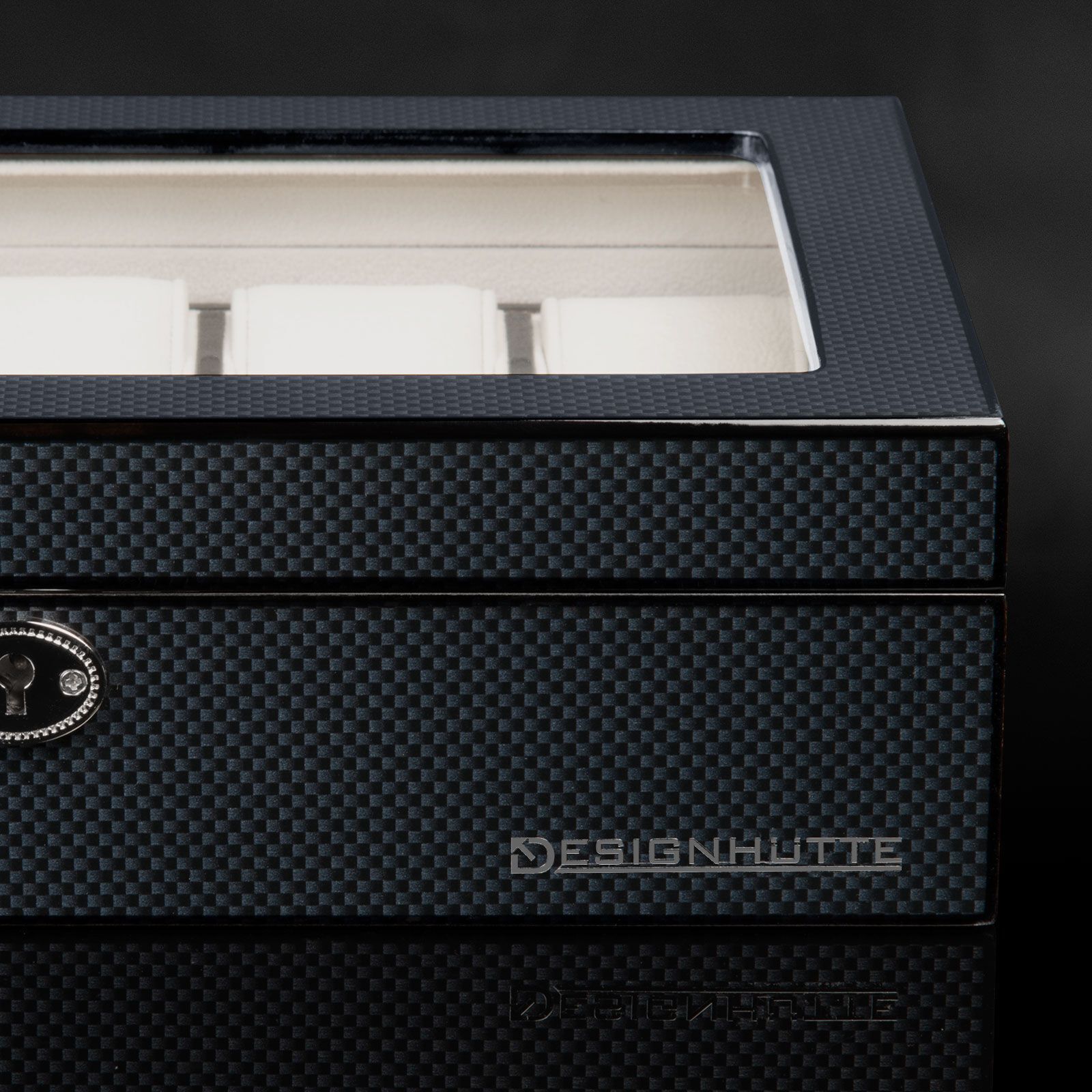 Designhütte watch box Chicago 10 - Carbon Designhütte watch box Chicago 10 - Carbon