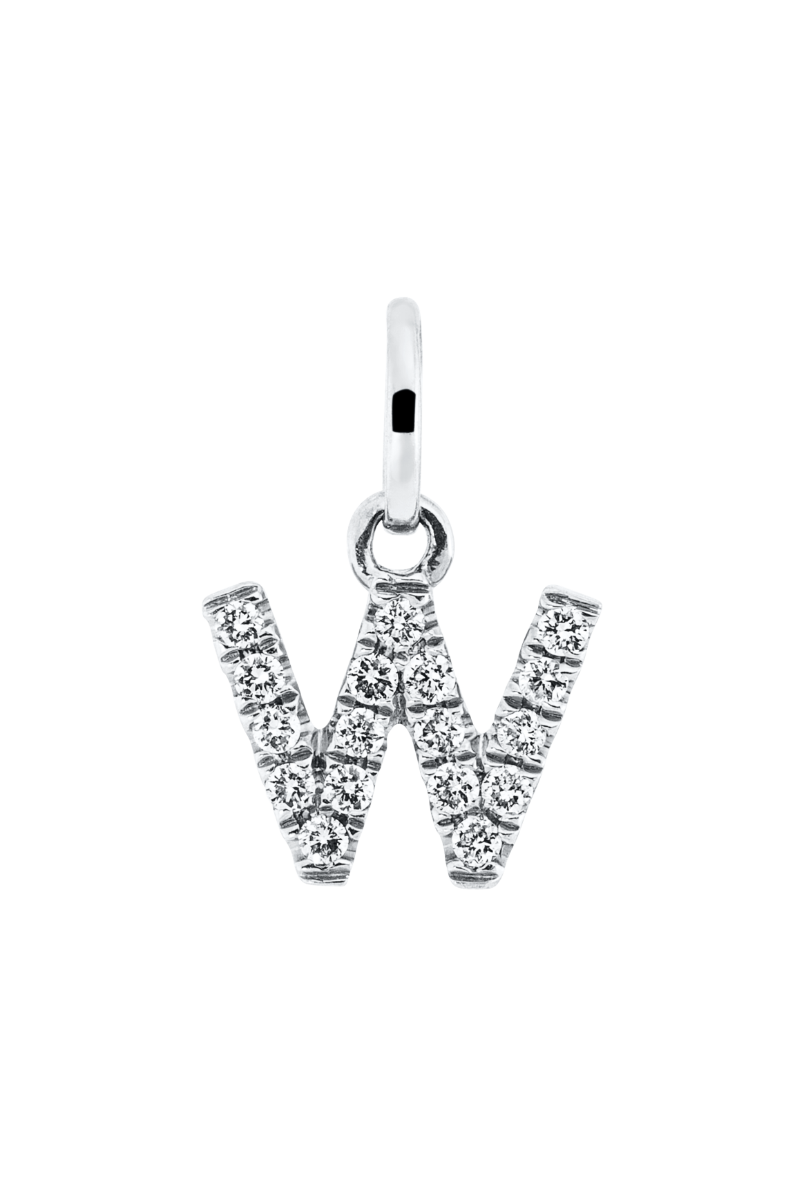 Brogle Classic Buchstabenanhänger W mit Diamanten Brogle Classic Buchstabenanhänger W mit Diamanten
