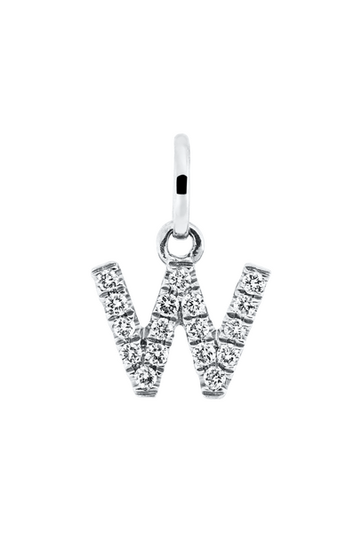 Brogle Classic Buchstabenanhänger W mit Diamanten Brogle Classic Buchstabenanhänger W mit Diamanten