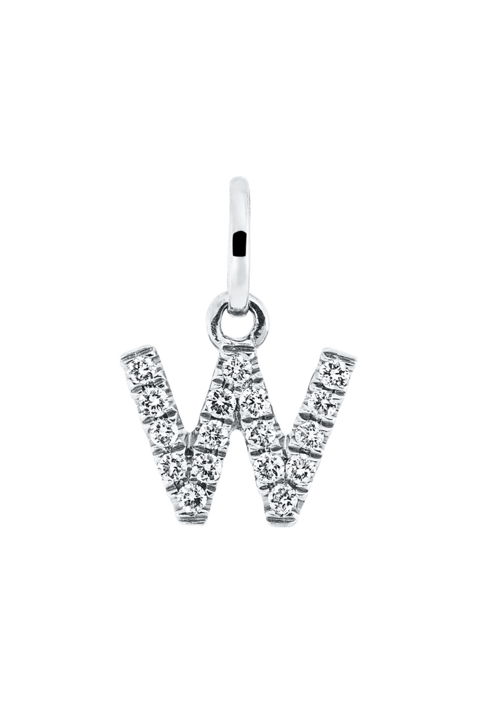 Brogle Classic Buchstabenanhänger W mit Diamanten Brogle Classic Buchstabenanhänger W mit Diamanten