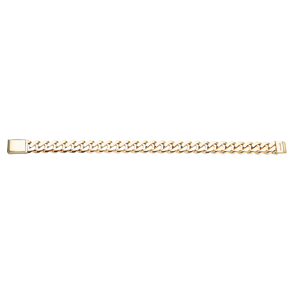 Emil Kraus Cuban Link Panzerarmband oval diamantiert, 10mm Emil Kraus Cuban Link Panzerarmband oval diamantiert, 10mm