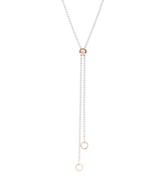 Dodo Bollicine with sliding nugget necklace Dodo Bollicine with sliding nugget necklace