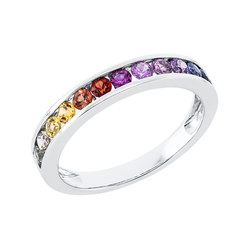 Brogle Selection Rainbow sapphire ring