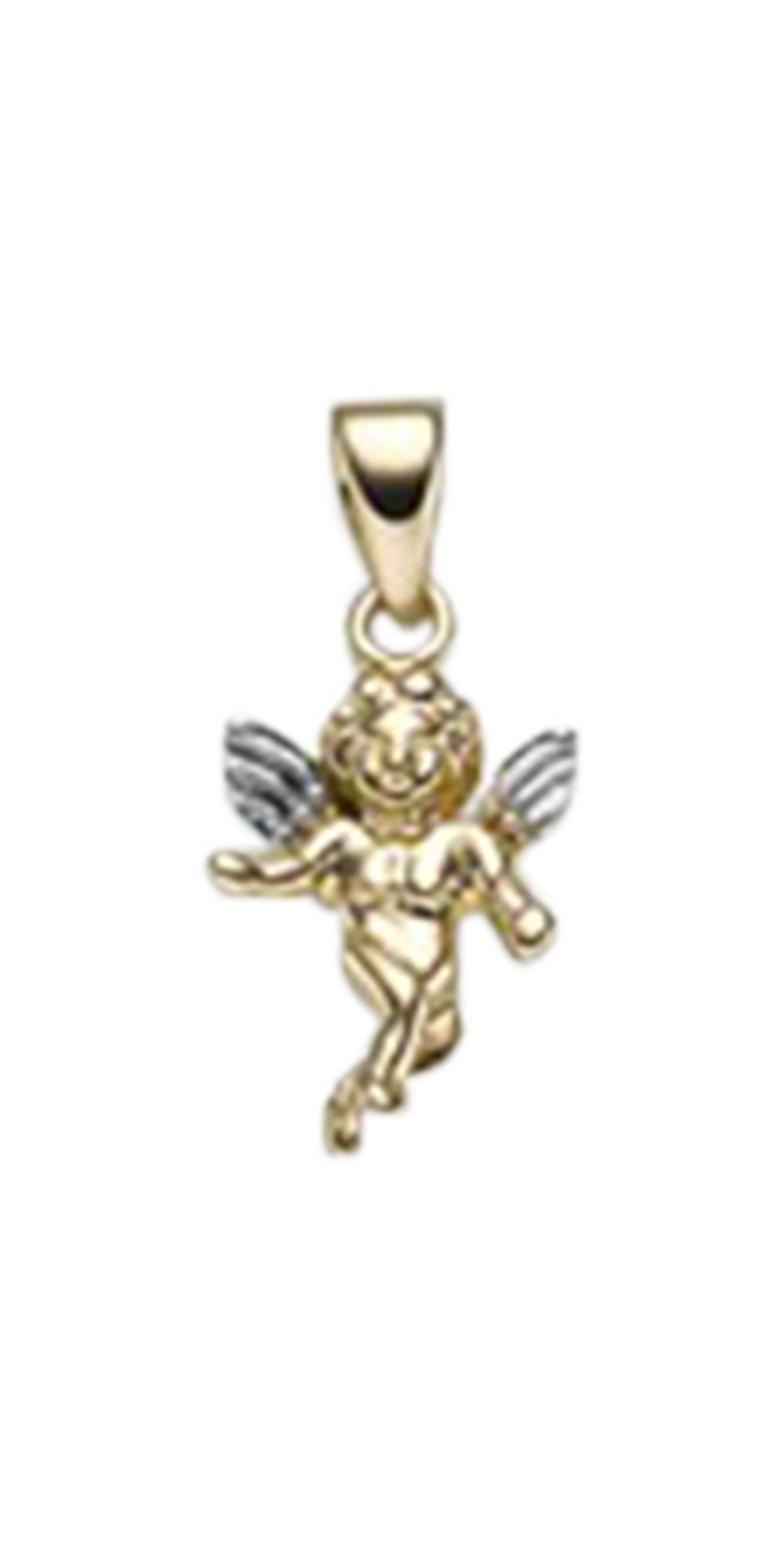 Brogle Classic Bicolor Engelanhänger aus Gold Brogle Classic Bicolor Engelanhänger aus Gold