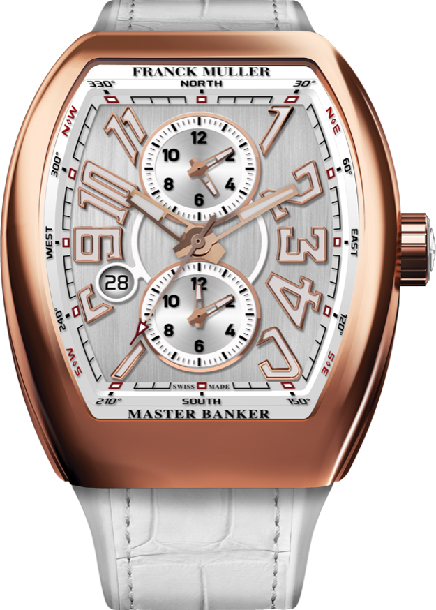 Franck Muller Vanguard Master Banker 3 time zones 53.7 x 44mm Franck Muller Vanguard Master Banker 3 time zones 53.7 x 44mm