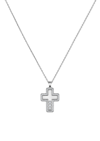 Chopard Happy Diamonds Cross Necklace with Pendant