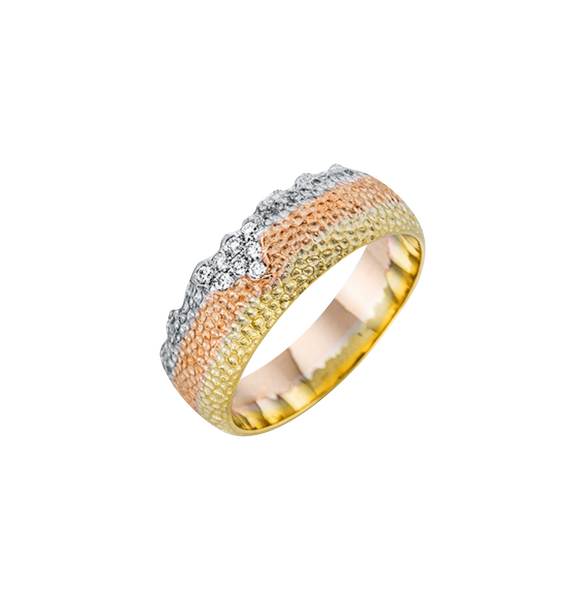 Brogle Classic Bicolor Diamond Ring Brogle Classic Bicolor Diamond Ring