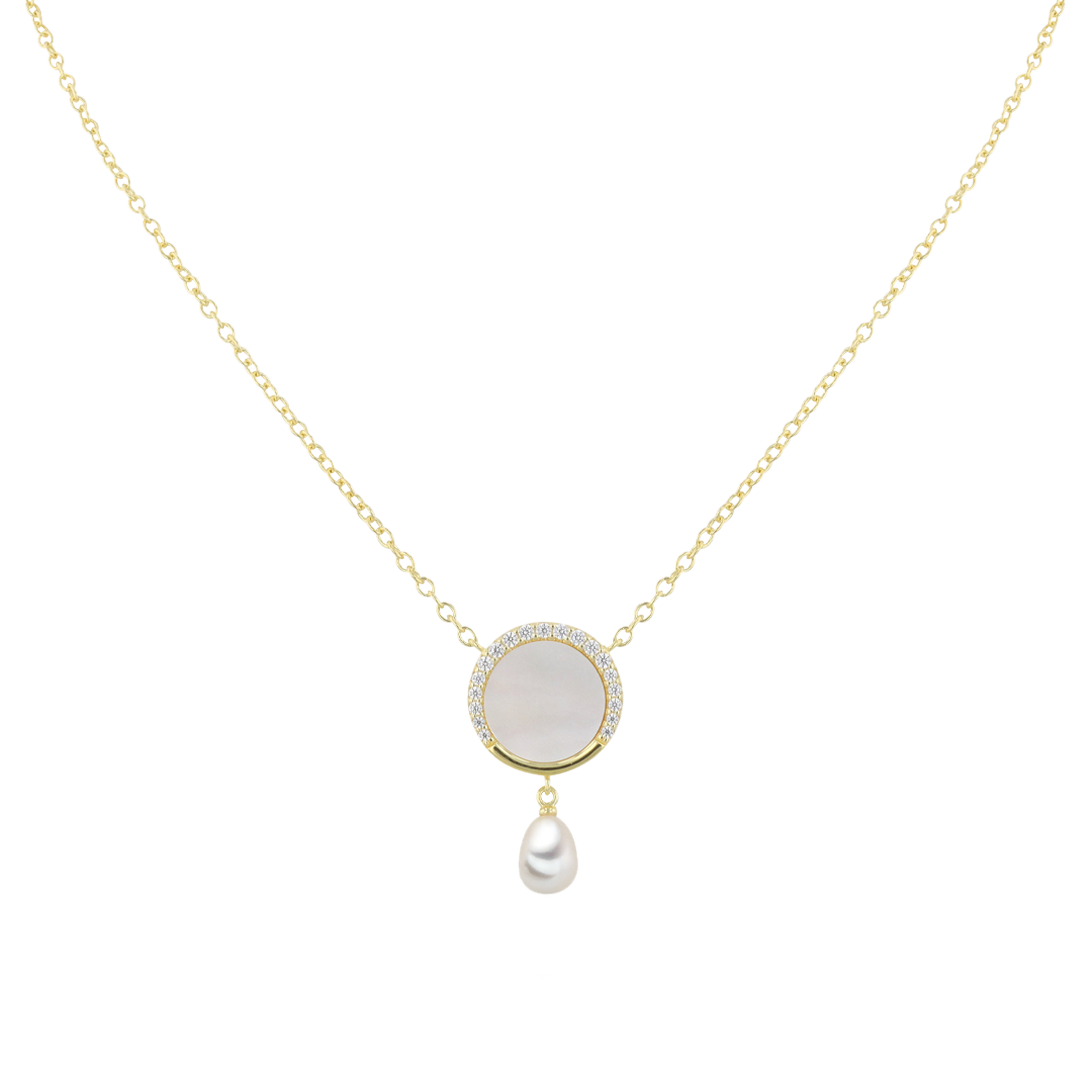 Brogle Classic necklace with freshwater pearl