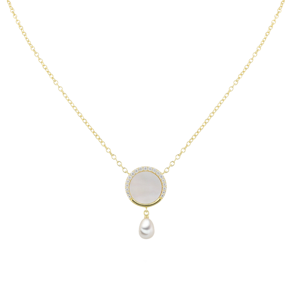 Brogle Classic necklace with freshwater pearl Brogle Classic necklace with freshwater pearl