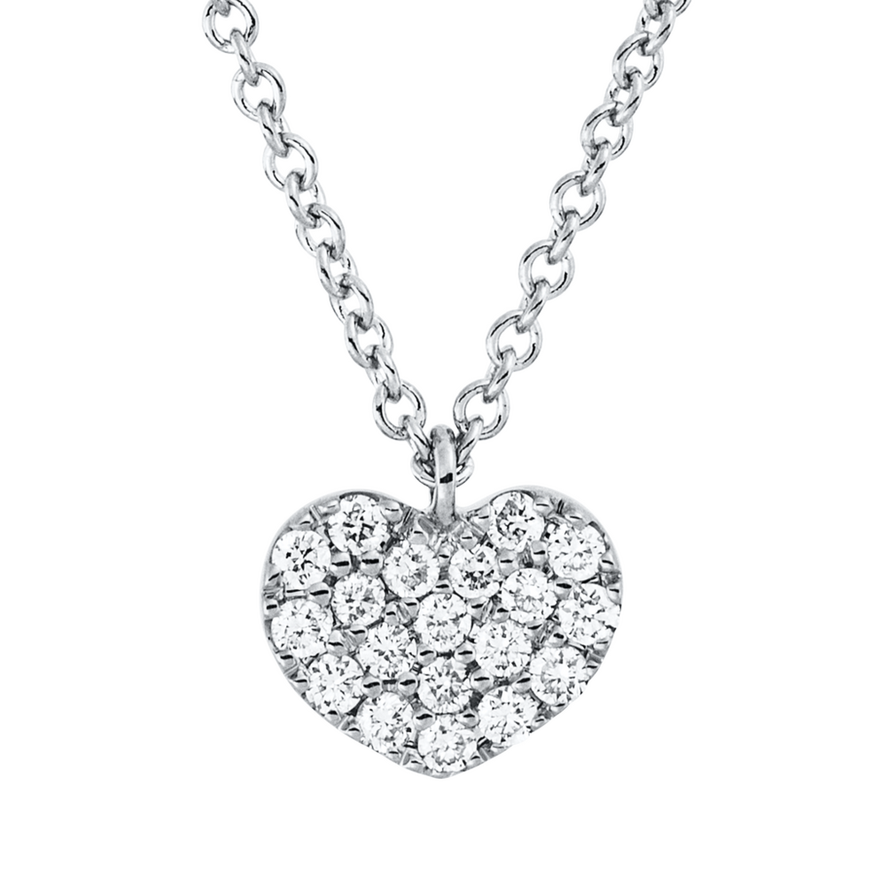 Brogle Classic necklace with diamond heart Brogle Classic necklace with diamond heart