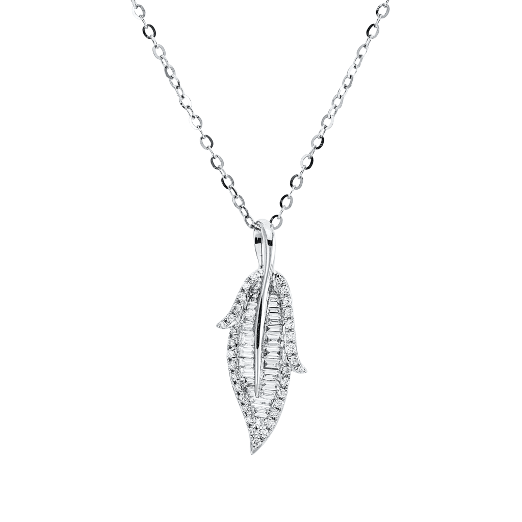 Brogle Classic necklace with diamond pendant Brogle Classic necklace with diamond pendant