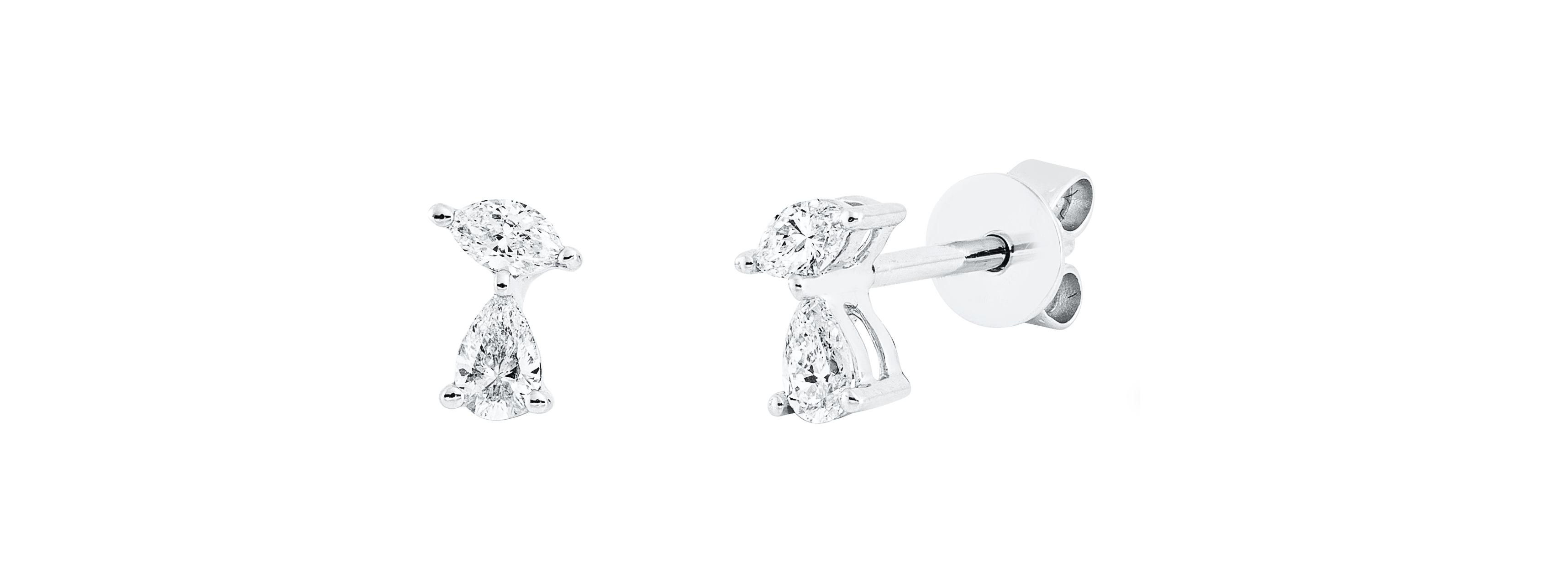 Brogle Classic diamond stud earrings