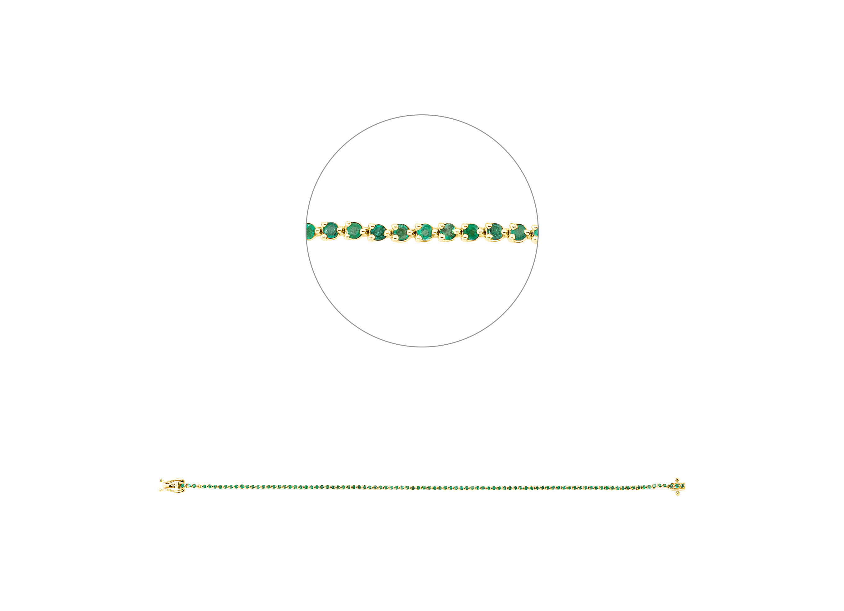 Brogle Classic Smaragdarmband