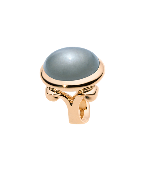 Tamara Comolli Hippie Glam Grey Moonstone Ring