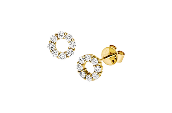 Brogle Classic diamond stud earrings