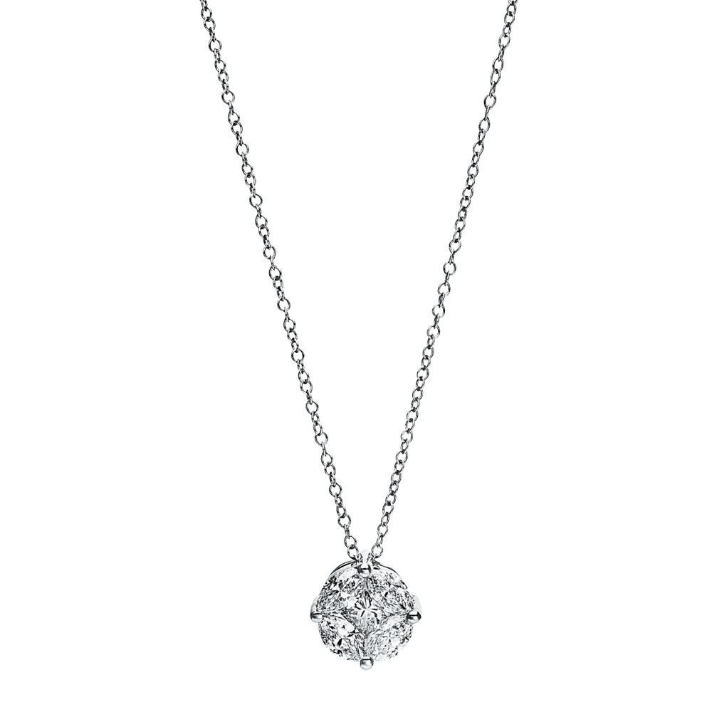 Brogle Classic necklace with diamond pendant Brogle Classic necklace with diamond pendant