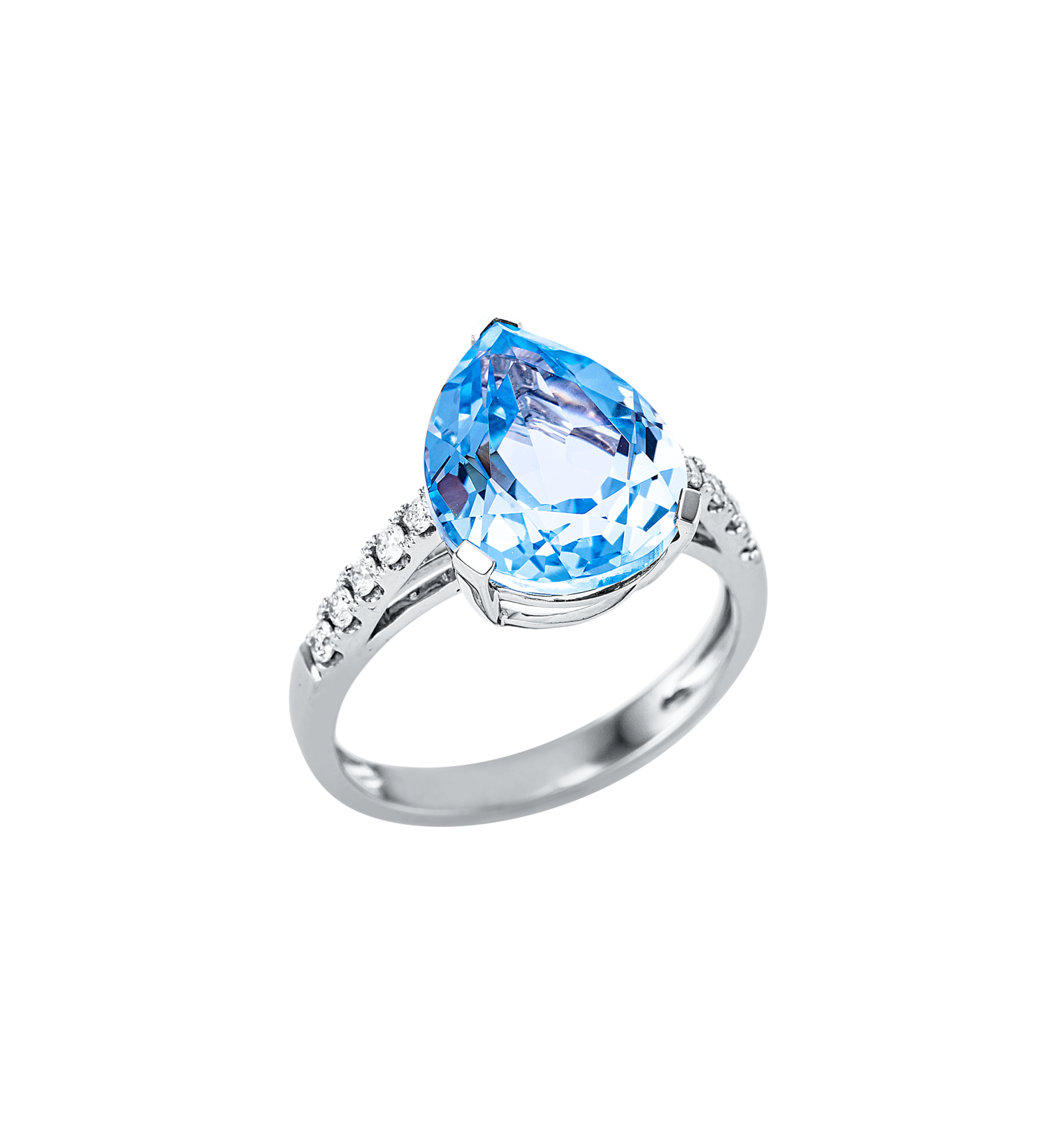 Brogle Classic Sky topaz ring