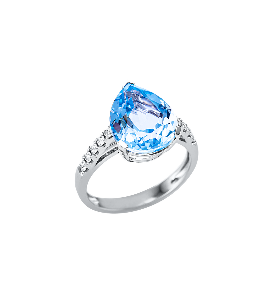 Brogle Classic Sky topaz ring Brogle Classic Sky topaz ring