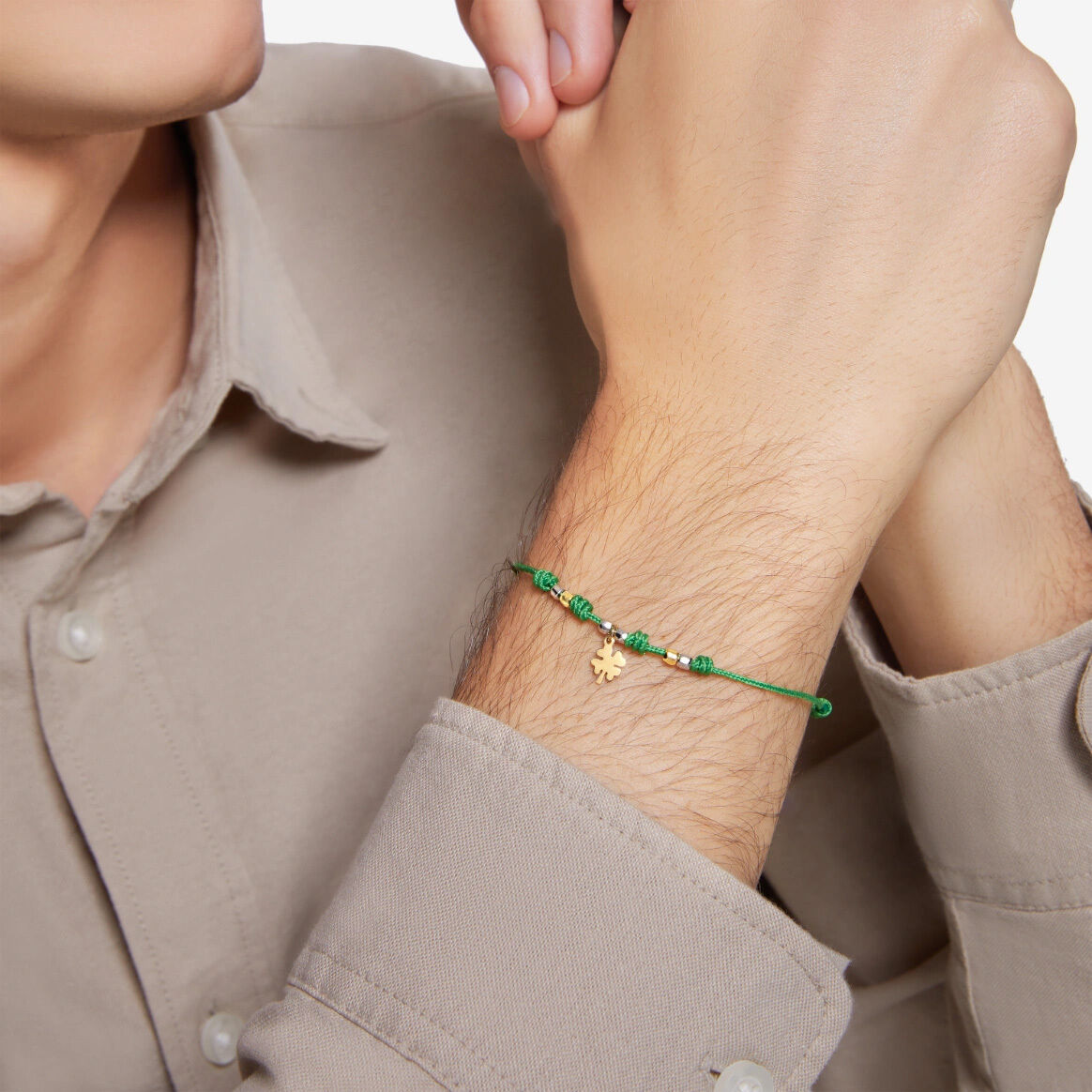 Dodo shamrock cord bracelet Dodo shamrock cord bracelet